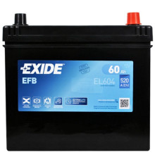 Акумулятор автомобільний EXIDE START-STOP EFB 60A (EL604)