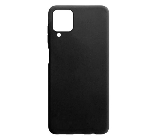 Чохол до мобільного телефона Drobak Liquid Silicon Case для Samsung Galaxy M12 Black (707010)