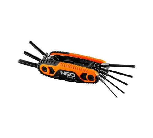 Набір інструментів Neo Tools шестигранн ключі, з тримачем, 1.5-8мм, набір 8 шт. (09-571)