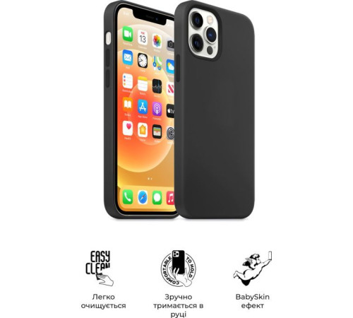 Чохол до мобільного телефона Armorstandart ICON2 Case Apple iPhone 12/12 Pro Black (ARM60577)