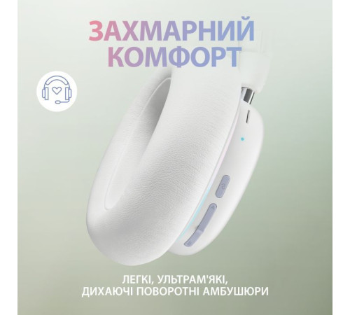 Навушники Logitech G735 Wireless Gaming Headset Off-White (981-001083)