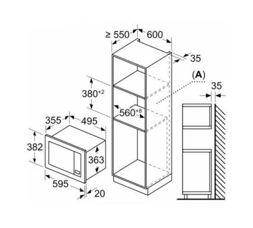 Мікрохвильова піч Bosch BEL653MS3