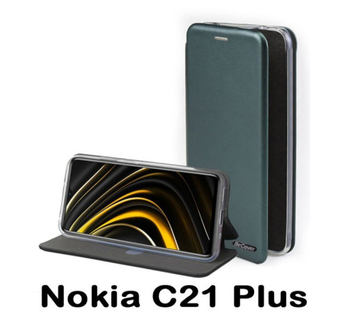 Чохол до мобільного телефона BeCover Exclusive Nokia C21 Plus Dark Green (707919)