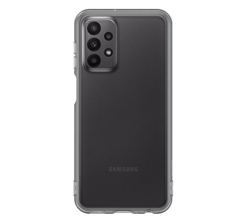 Чохол до мобільного телефона Samsung Soft Clear Cover Galaxy A23 (A235) Black (EF-QA235TBEGRU)