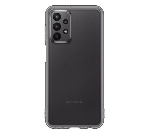 Чохол до мобільного телефона Samsung Soft Clear Cover Galaxy A23 (A235) Black (EF-QA235TBEGRU)