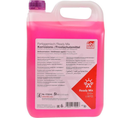 Антифриз Febi G12+ 5л purple (19402FE)