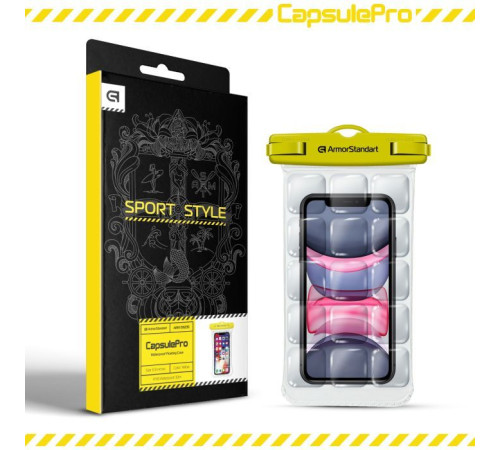 Чохол до мобільного телефона Armorstandart CapsulePro Waterproof Floating Case Yellow (ARM59235)