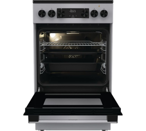 Плита Gorenje GEC5C41SG електрична склокерамічна, 70л, 50x60см, дисплей, прог (GEC5C41SG)