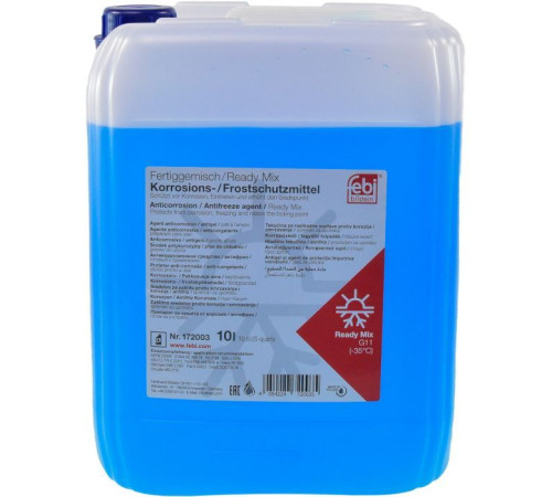 Антифриз Febi G11 10л синій -35C (172003FE)