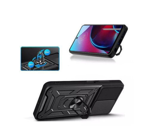 Чохол до мобільного телефона BeCover Military Motorola Moto G22 Black (708186)