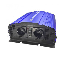 Автомобільний інвертор 12V/220V MS-1500 1800W, approximate sinusoid, USB, Shuko*2 Tommatech (29446)