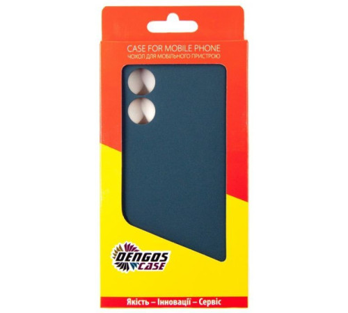Чохол до мобільного телефона Dengos Carbon Oppo A17 (blue) (DG-TPU-CRBN-160)