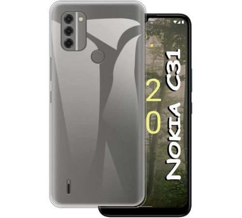 Чохол до мобільного телефона BeCover Nokia C31 Transparancy (708649)
