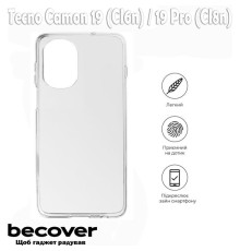 Чохол до мобільного телефона BeCover Tecno Camon 19 (CI6n)/19 Pro (CI8n) Transparancy (708659)