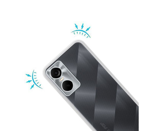 Чохол до мобільного телефона BeCover Tecno Pop 6 Pro (BE8) Transparancy (708666)