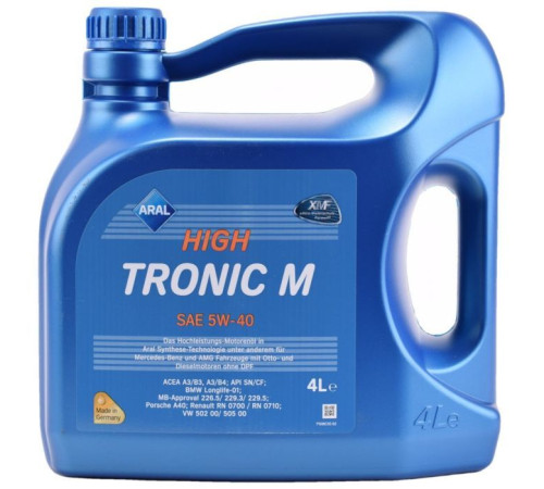 Моторное масло Aral HighTronic M 5W-40, 4л (74310)