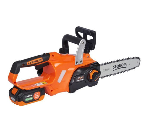 Цепная пила SEQUOIA 20, бесщит. двигатель, шина 30 см, АКБ 4 Ач и ЗУ, 3.2 кг (SBC2012BS-EV)