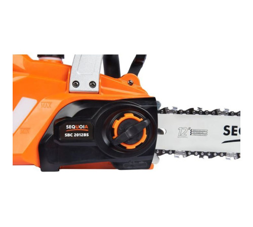 Цепная пила SEQUOIA 20, бесщит. двигатель, шина 30 см, АКБ 4 Ач и ЗУ, 3.2 кг (SBC2012BS-EV)