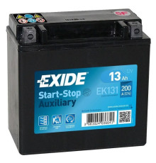 Акумулятор автомобільний EXIDE START STOP AUXILIARY 13Ah (+/-) (200CCA) (EK131)