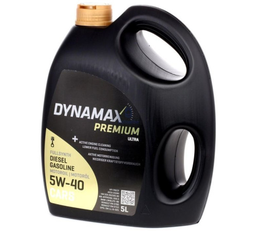 Моторна олива DYNAMAX ULTRA 5W40 5л (501961)