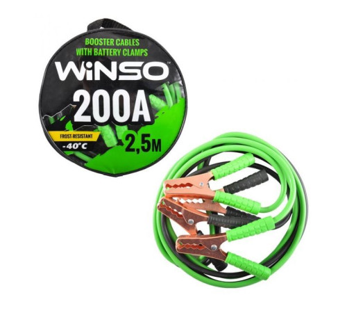 Проволоки для запуска для автомобиля WINSO 200А, 2,5м (138210)