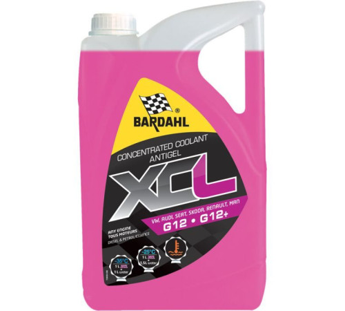 Антифриз BARDAHL G12+ RED ANTIFREEZE - ANTIGEL ROUGE червоний 5л (7113R)