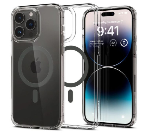 Чохол до мобільного телефона Spigen Apple Iphone 14 Pro Ultra Hybrid MagFit, Graphite (ACS04970)
