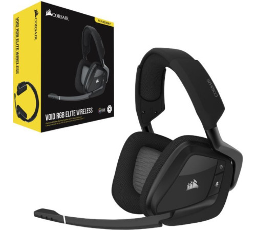 Навушники Corsair Void RGB Elite Wireless Carbon (CA-9011201-EU)