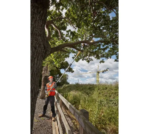 Ланцюгова пила DeWALT висоторіз 18V, довжина шини 20 см, ланцюг OREGON 3/8, (без АКБ та ЗП) (DCMPS567N)