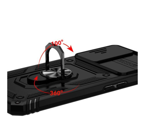 Чохол до мобільного телефона BeCover Military Motorola Moto G72 Black (709095)