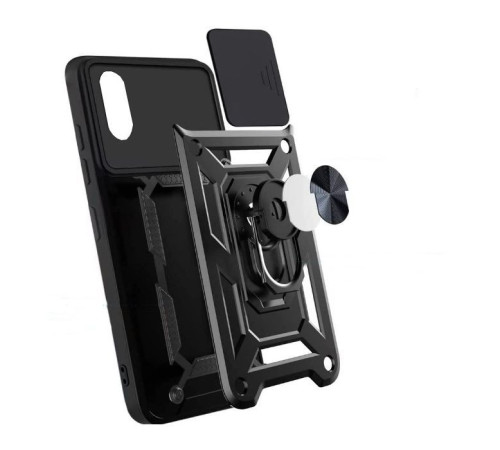 Чохол до мобільного телефона BeCover Military Motorola Moto G72 Black (709095)