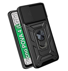 Чохол до мобільного телефона BeCover Military Tecno POVA 4 (LG7n) Black (709154)