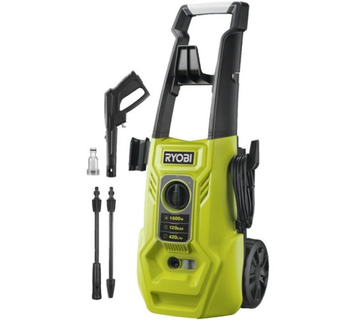 Мойка высокого давления Ryobi RY120PWA, 1600Вт, 120Бар, 420 л/час (5133005367)