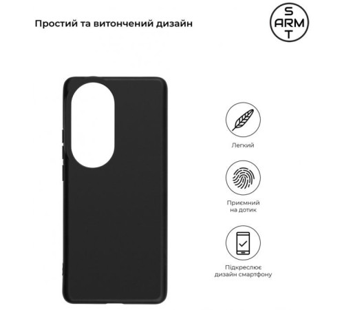 Чохол до мобільного телефона Armorstandart Matte Slim Fit OPPO Reno10 Pro Black (ARM67900)