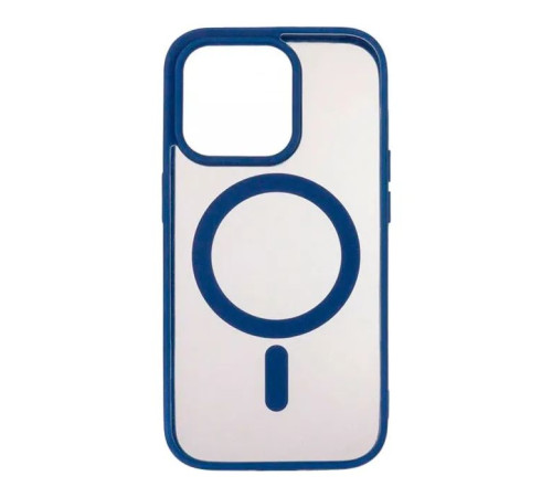 Чохол до мобільного телефона ColorWay Smart Matte Apple iPhone 14 Plus MagSafe blue (CW-CSMMSAI14PL-BU)
