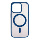 Чохол до мобільного телефона ColorWay Smart Matte Apple iPhone 14 Plus MagSafe blue (CW-CSMMSAI14PL-BU)