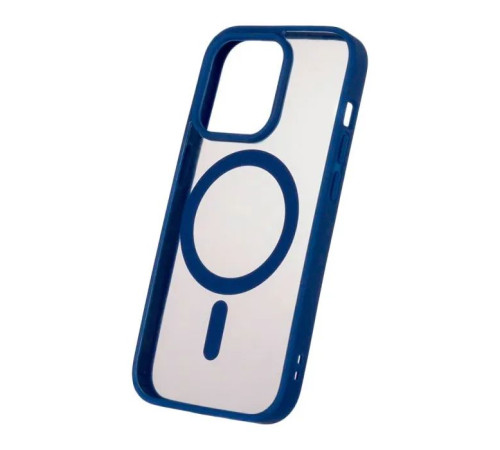 Чохол до мобільного телефона ColorWay Smart Matte Apple iPhone 14 Plus MagSafe blue (CW-CSMMSAI14PL-BU)