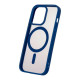 Чохол до мобільного телефона ColorWay Smart Matte Apple iPhone 14 Plus MagSafe blue (CW-CSMMSAI14PL-BU)