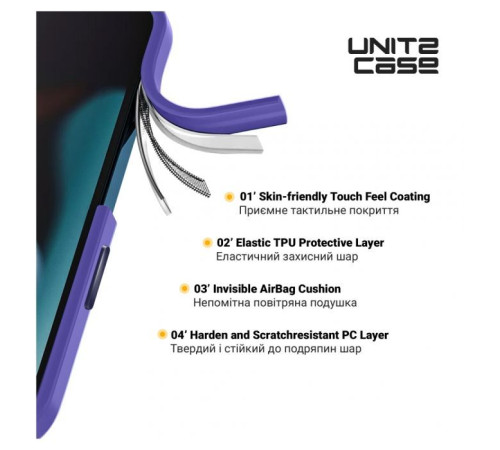Чохол до мобільного телефона Armorstandart UNIT2 Apple iPhone 15 Plus Lavander (ARM69977)