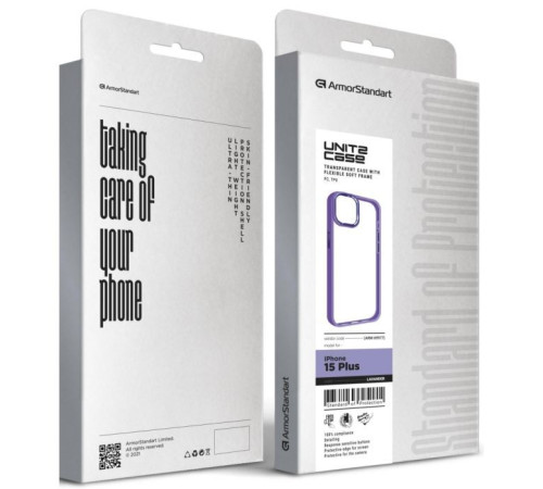 Чохол до мобільного телефона Armorstandart UNIT2 Apple iPhone 15 Plus Lavander (ARM69977)