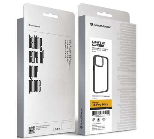 Чохол до мобільного телефона Armorstandart UNIT2 Apple iPhone 15 Pro Max Black (ARM69986)