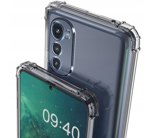 Чохол до мобільного телефона BeCover Anti-Shock Motorola Moto E32s Clear (709826)