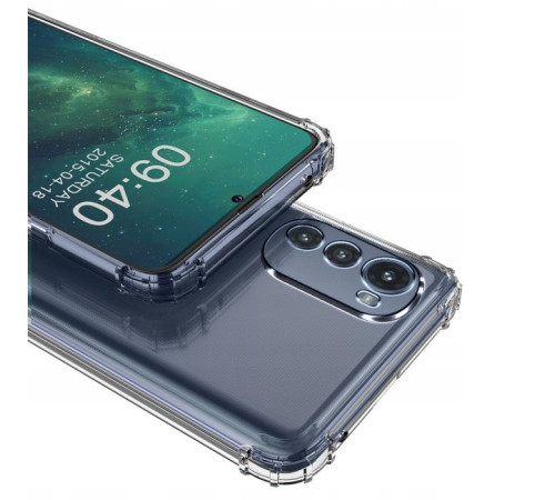 Чохол до мобільного телефона BeCover Anti-Shock Motorola Moto E32s Clear (709826)