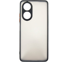 Чохол до мобільного телефона Dengos Matte OPPO A58 4G (black) (DG-TPU-MATT-132)