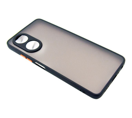 Чохол до мобільного телефона Dengos Matte OPPO A58 4G (black) (DG-TPU-MATT-132)