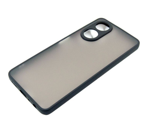 Чохол до мобільного телефона Dengos Matte OPPO A58 4G (black) (DG-TPU-MATT-132)