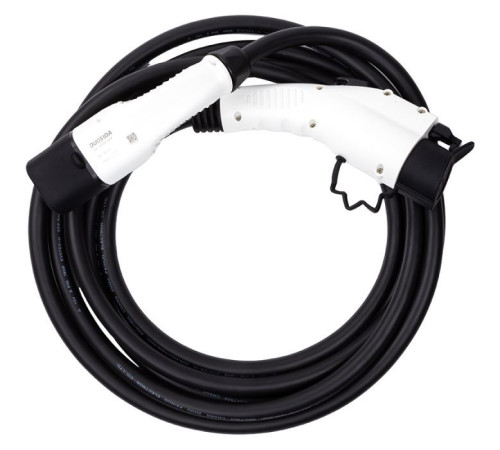 Зарядний кабель для електромобіля Duosida Type 1 (Female) - Type 2 (Male), 32 А, 7,2 кВт, 1-фазний, 5 (EV200115)