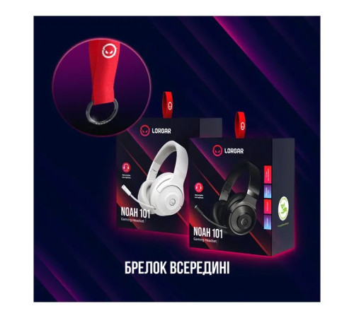 Навушники Lorgar Noah 101 Gaming 3.5 мм Black (LRG-GHS101B)