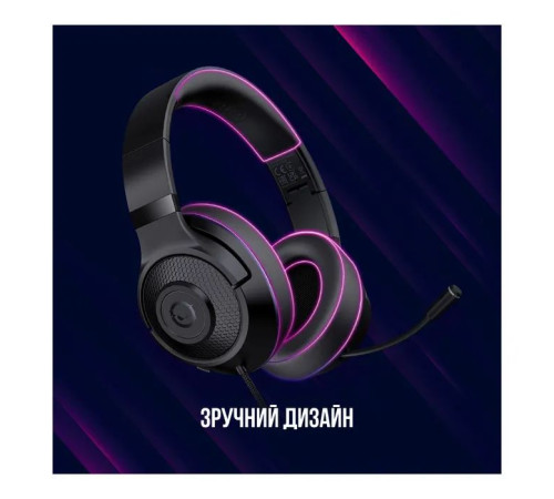 Навушники Lorgar Noah 101 Gaming 3.5 мм Black (LRG-GHS101B)