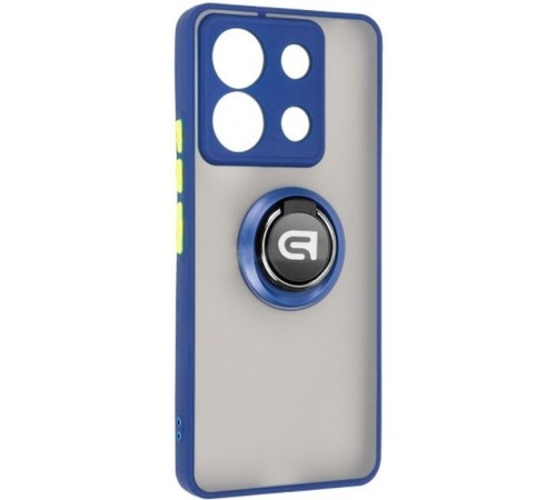 Чохол до мобільного телефона Armorstandart Frosted Matte Ring Xiaomi Redmi Note 13 Pro 5G / Poco X6 5G Navy Blue (ARM72726)
